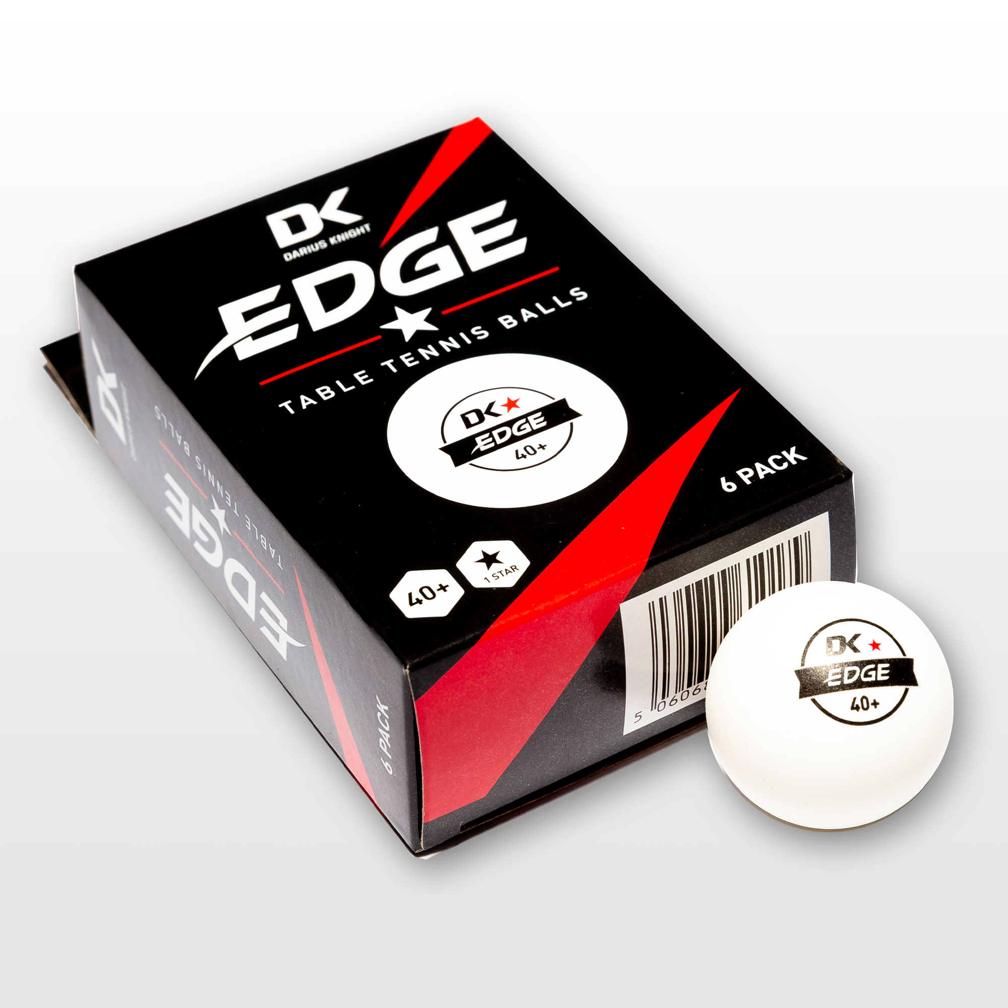 DK Edge 40+ Tennis Balls - Pack of 6 - DK Sports