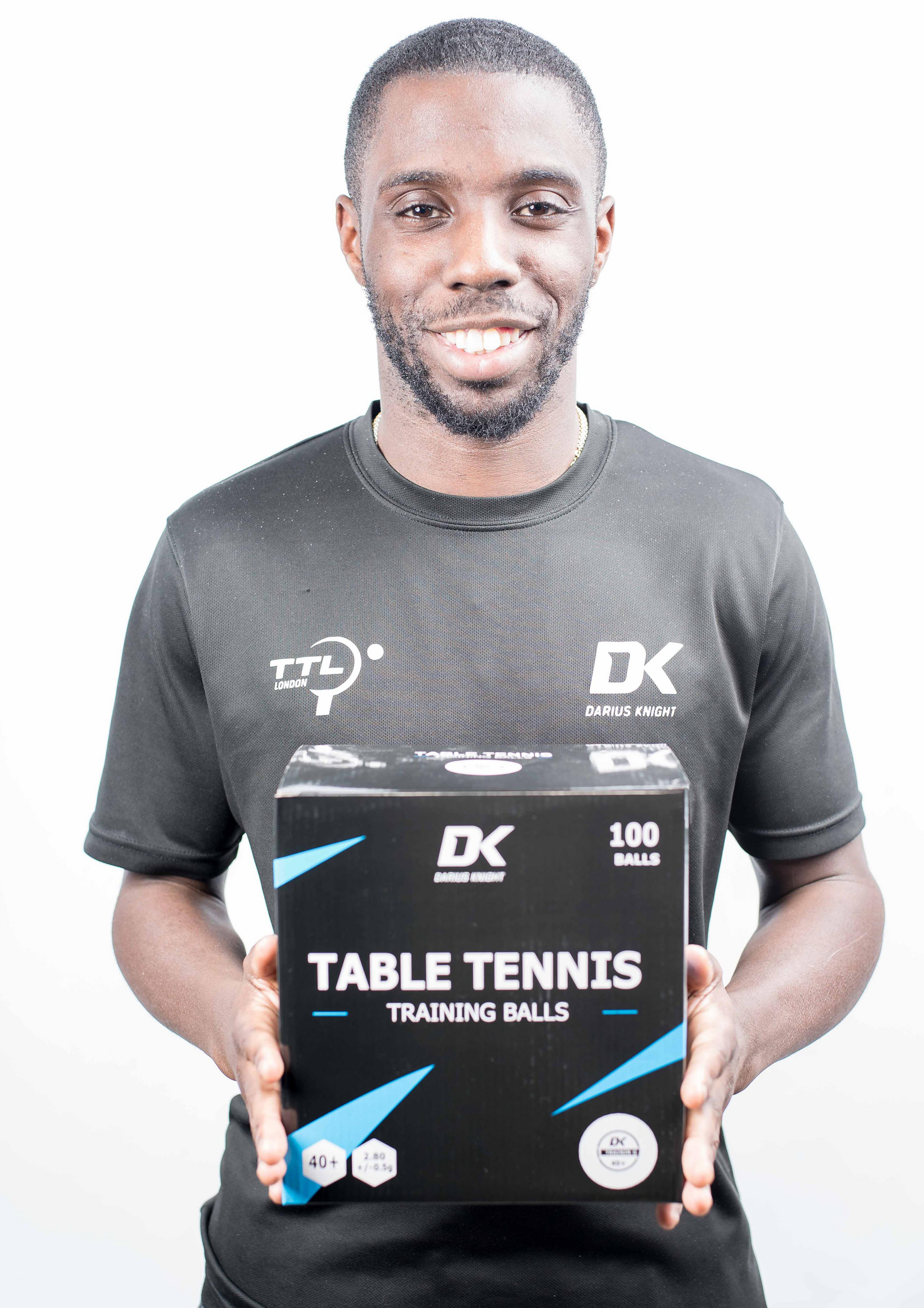 DK Training 40+ Table Tennis Balls 100 pack - DK Sports