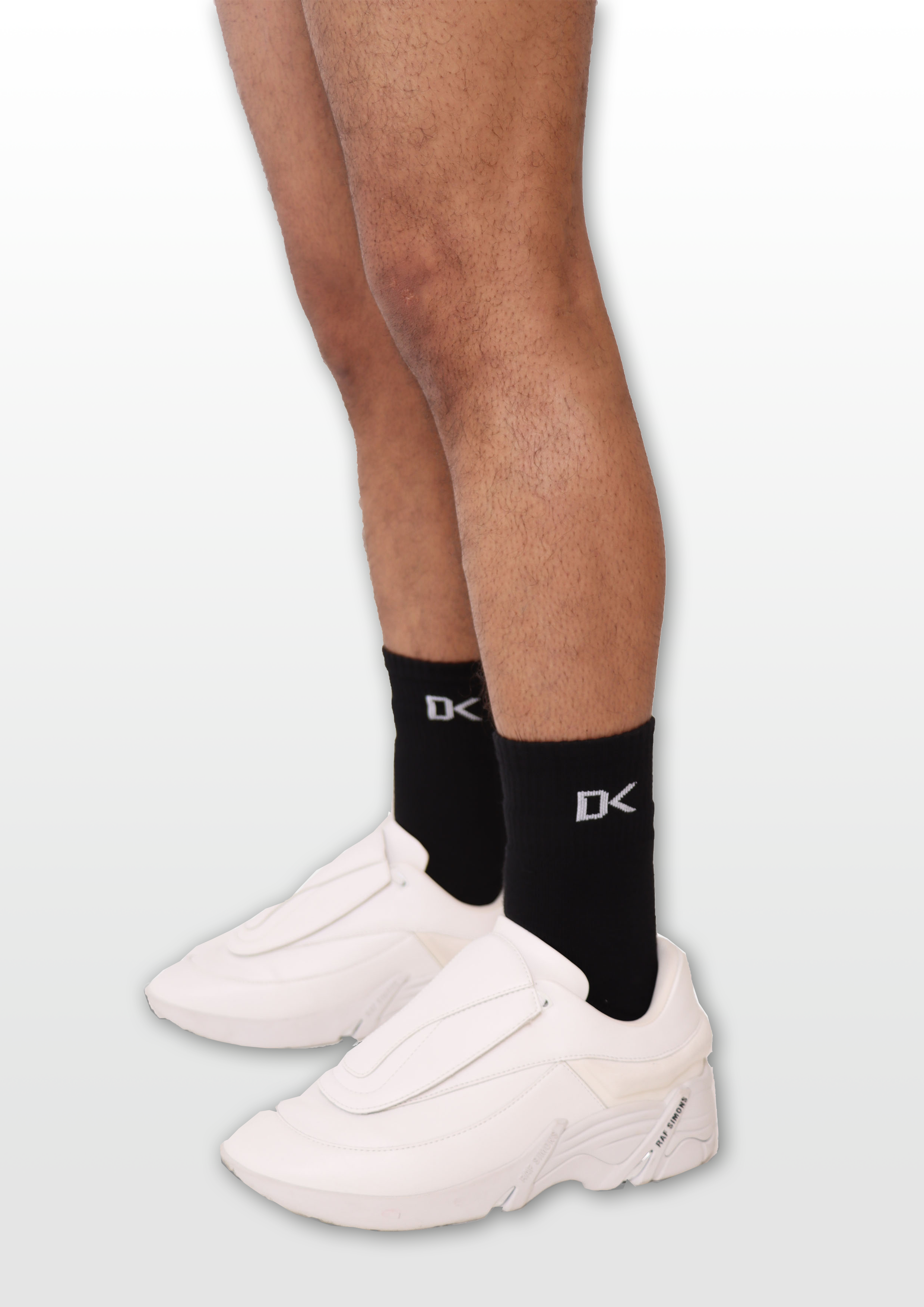 DK High Ankle Sports Socks (Black) - DK Sports