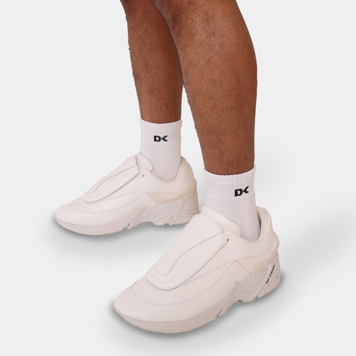 DK High Ankle Sports Socks (White) - DK Sports