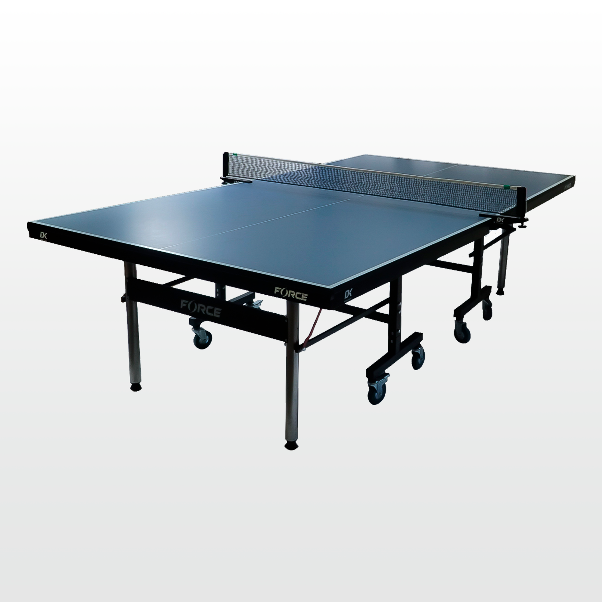 DK Force 22mm Indoor Table Tennis Table Blue - DK Sports