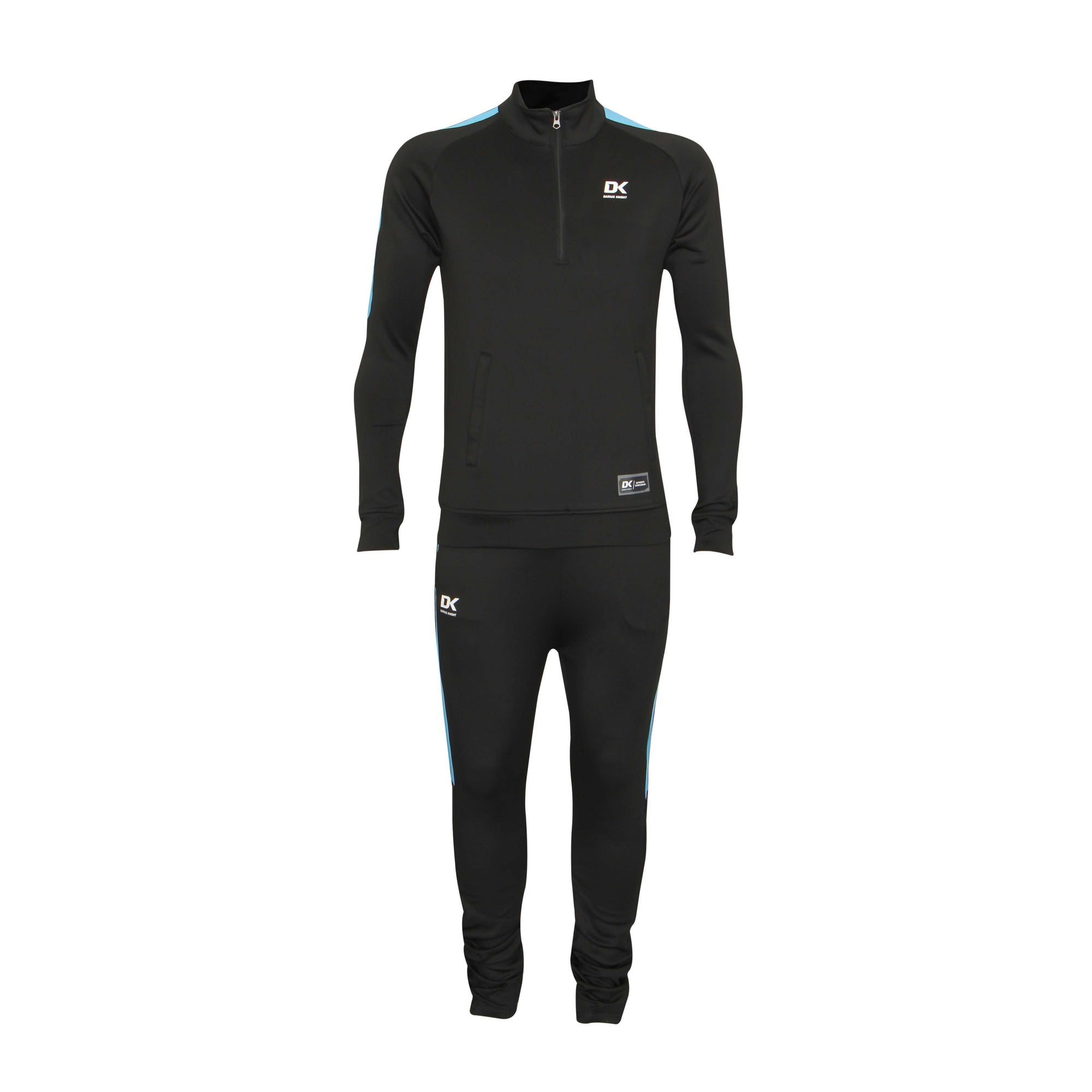 DK Foma Tracksuit (Black/Blue) - DKSportsgoods