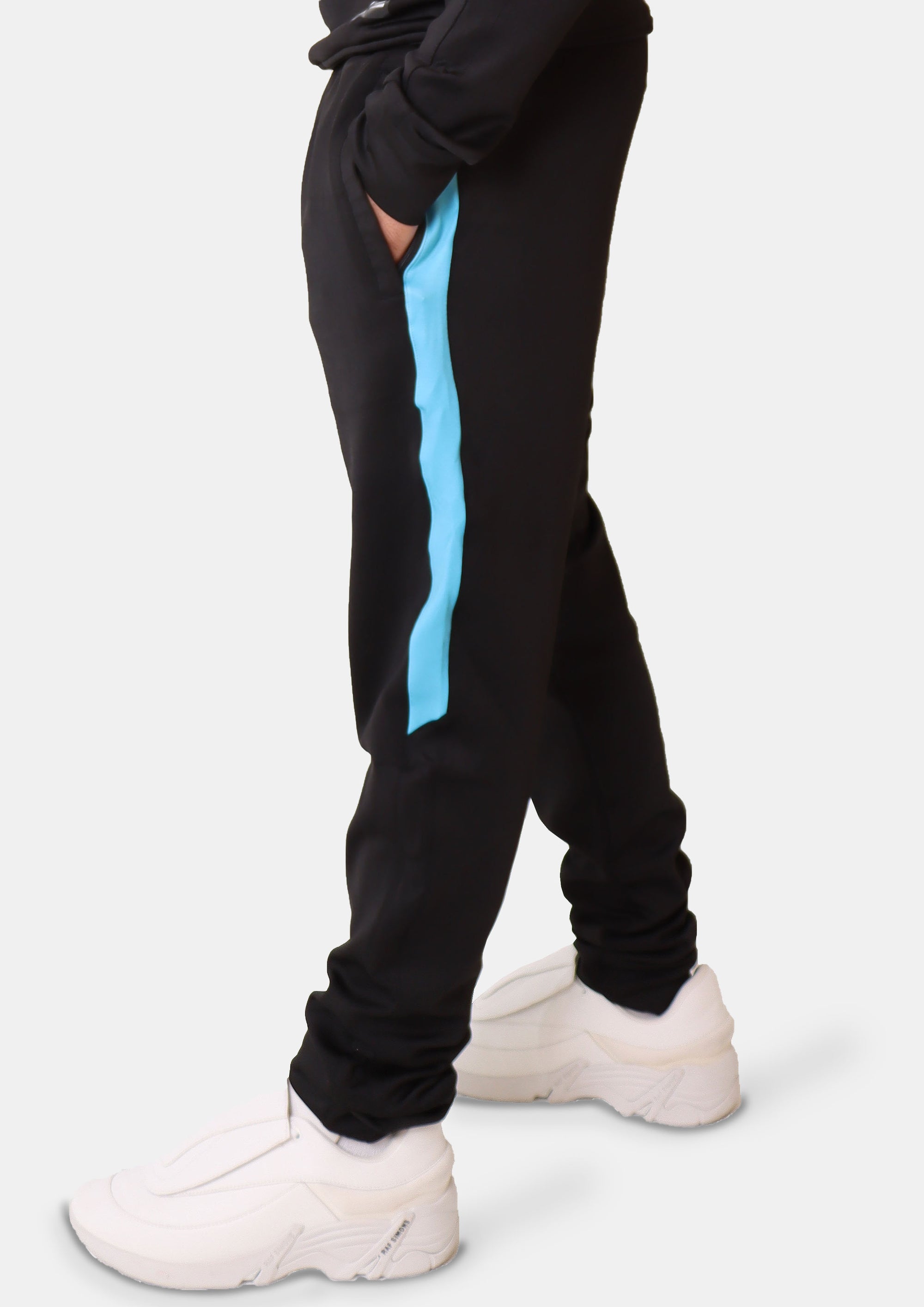 DK Foma Tracksuit (Black/Blue) - DKSportsgoods