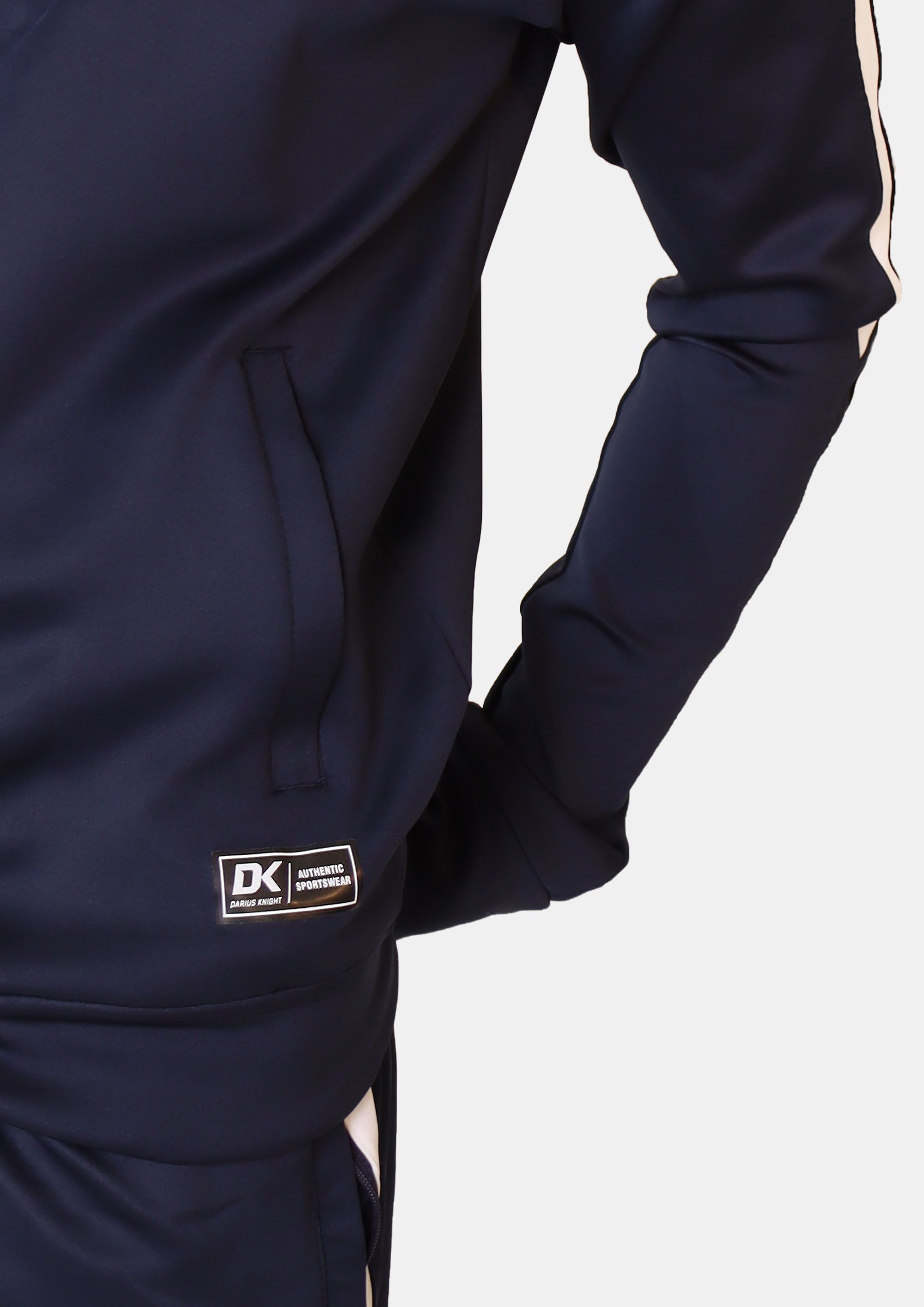 DK Foma Classic Tracksuit (Navy/White) - DKSportsgoods
