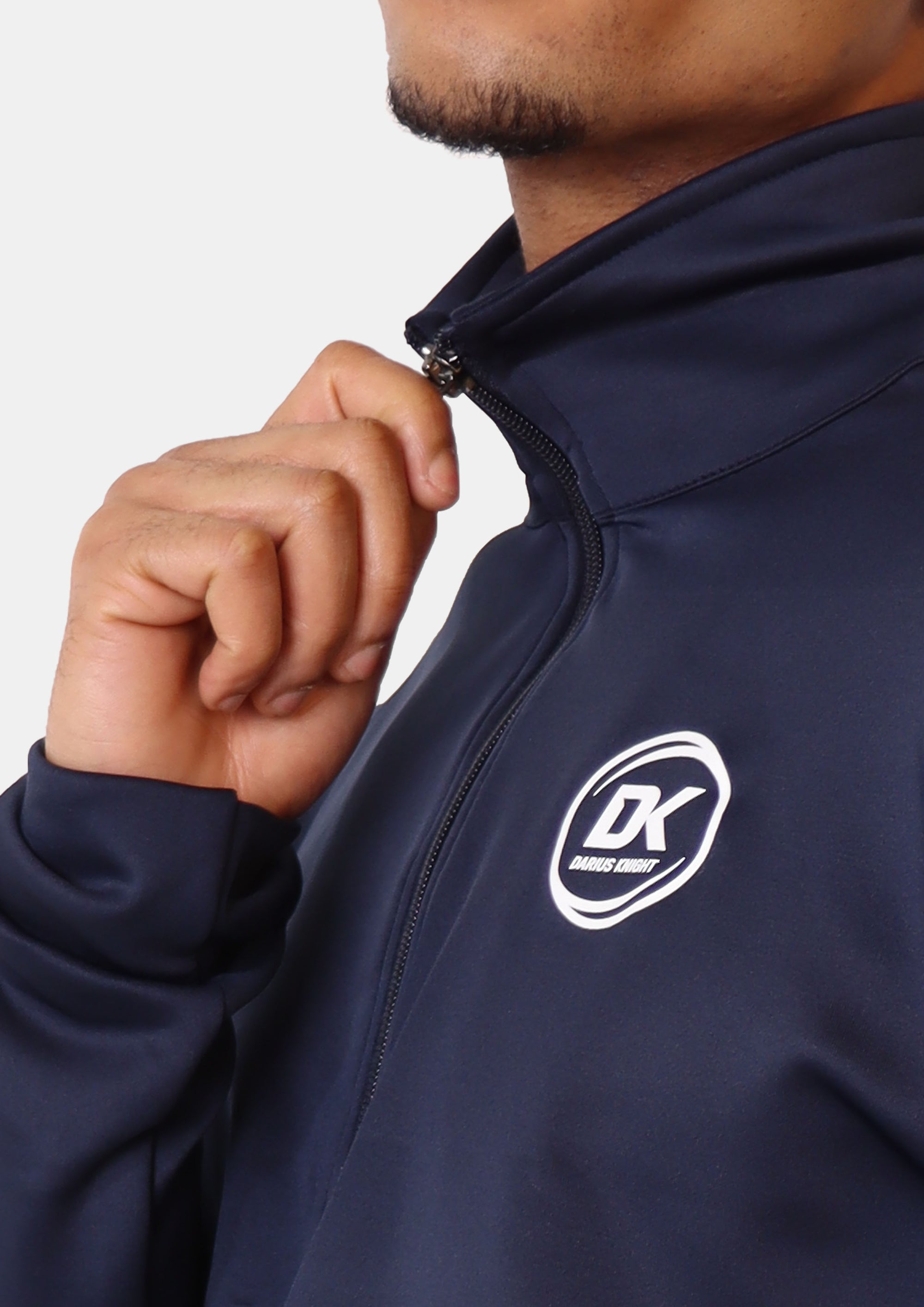 DK Foma Classic Tracksuit (Navy/White) - DKSportsgoods