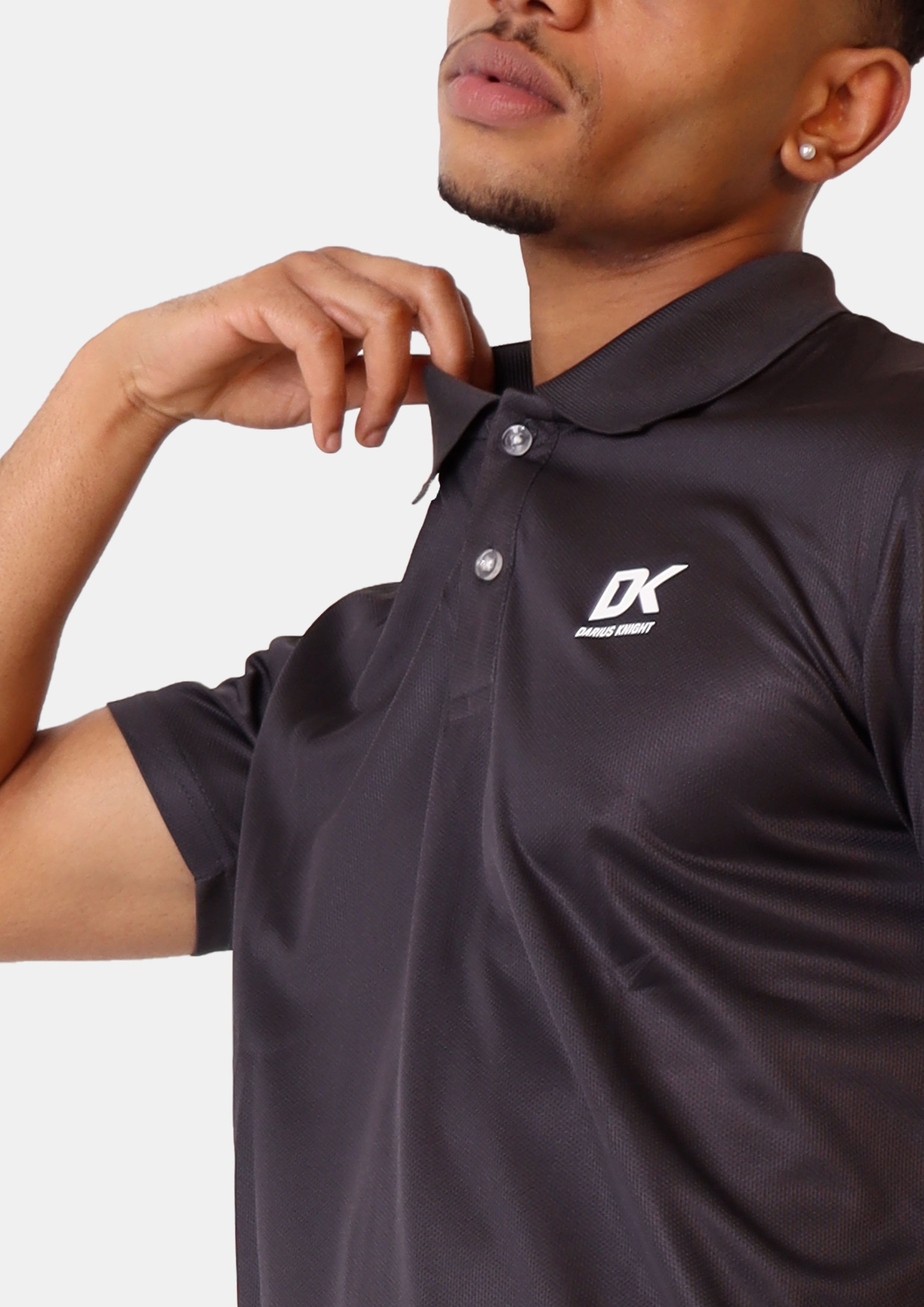 DK Polo Shirt (Dark Grey) - DK Sports