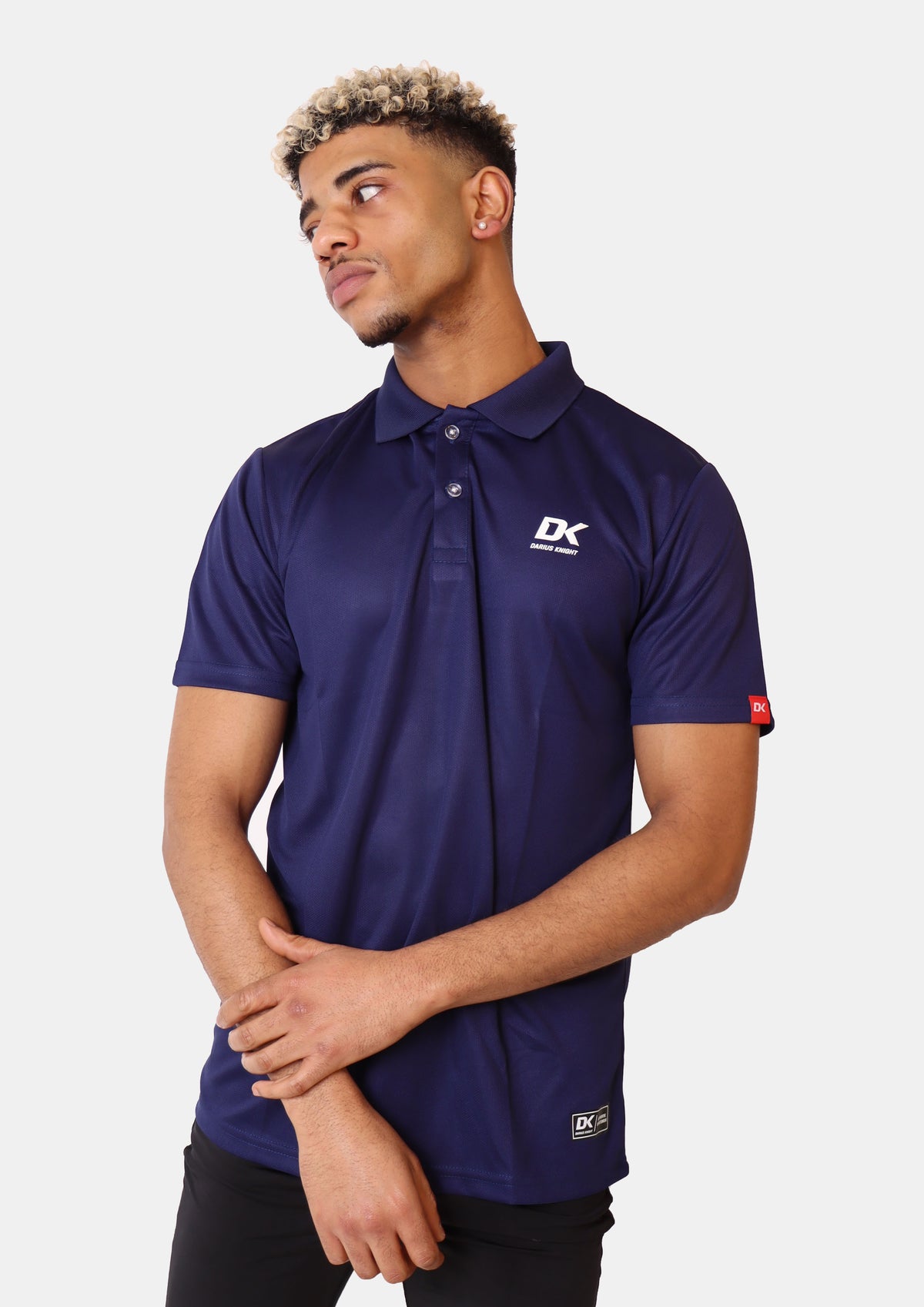 DK Polo Shirt (Blue/Purple) - DK Sports