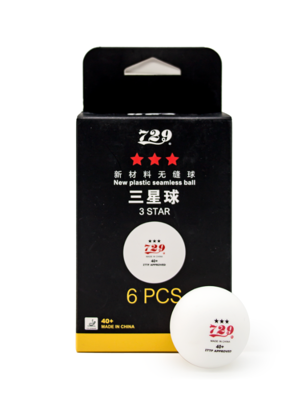 NEW Friendship 729 ITTF Approved 3 Star Table Tennis Balls 6 Pack NOW AVAILABLE