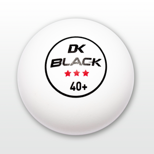 DK Black 40+ 3* Table Tennis Balls 6 Pack - DK Sports