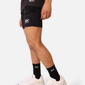 DK High Ankle Sports Socks (Black) - DK Sports