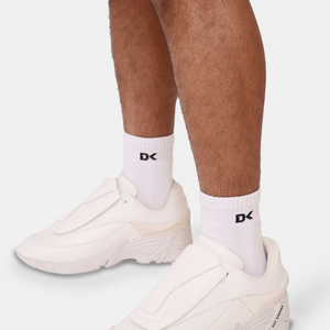 DK High Ankle Sports Socks (White) - DK Sports