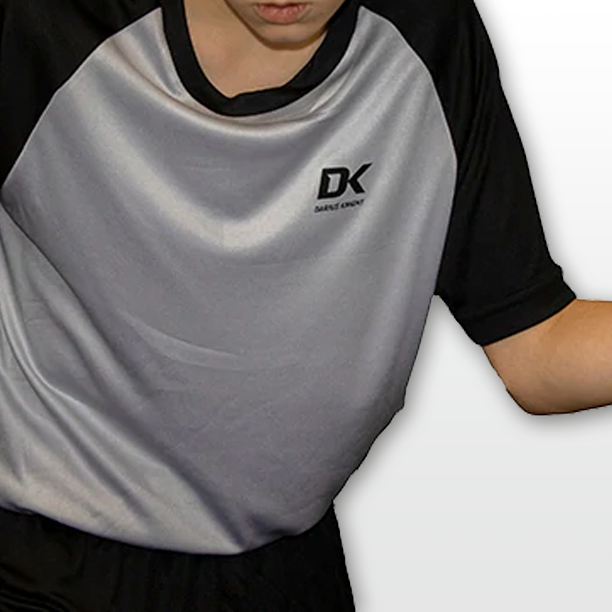 DK Basic Training Shirt (Light Grey/Black) - DK Sports