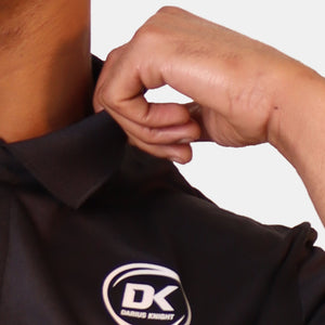 DK Retracta Polo Shirt (Black) - DK Sports